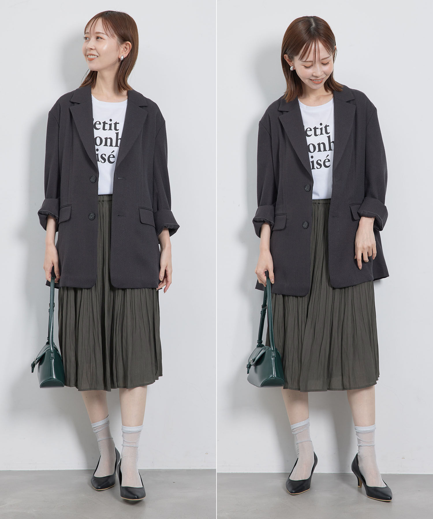 Rope&rsquo;Picnic「【新色追加】着丈が選べるエアリープリーツスカート」|スカート|