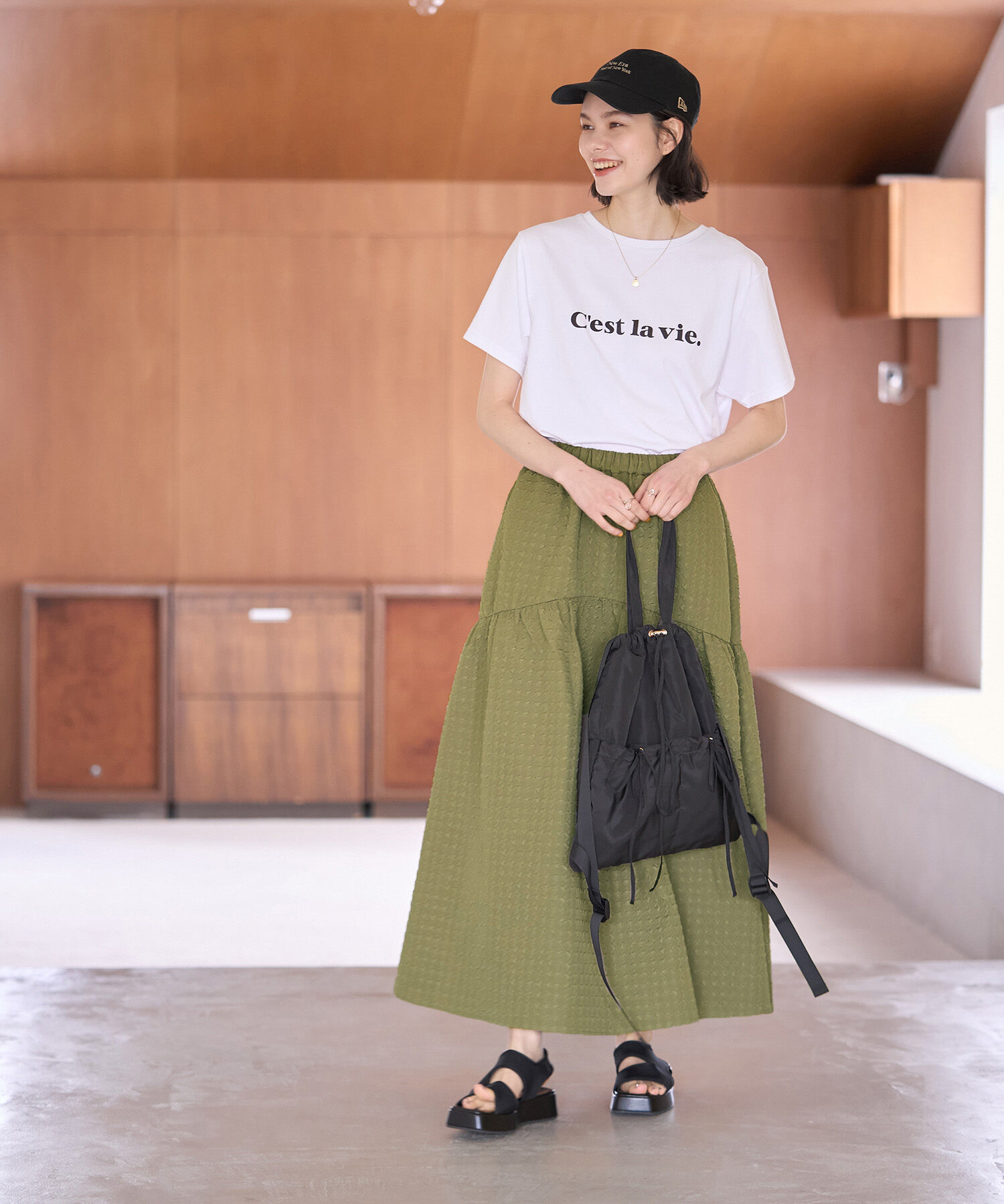 ROPE' PICNIC R「ふくれジャガードスカート」|スカート|