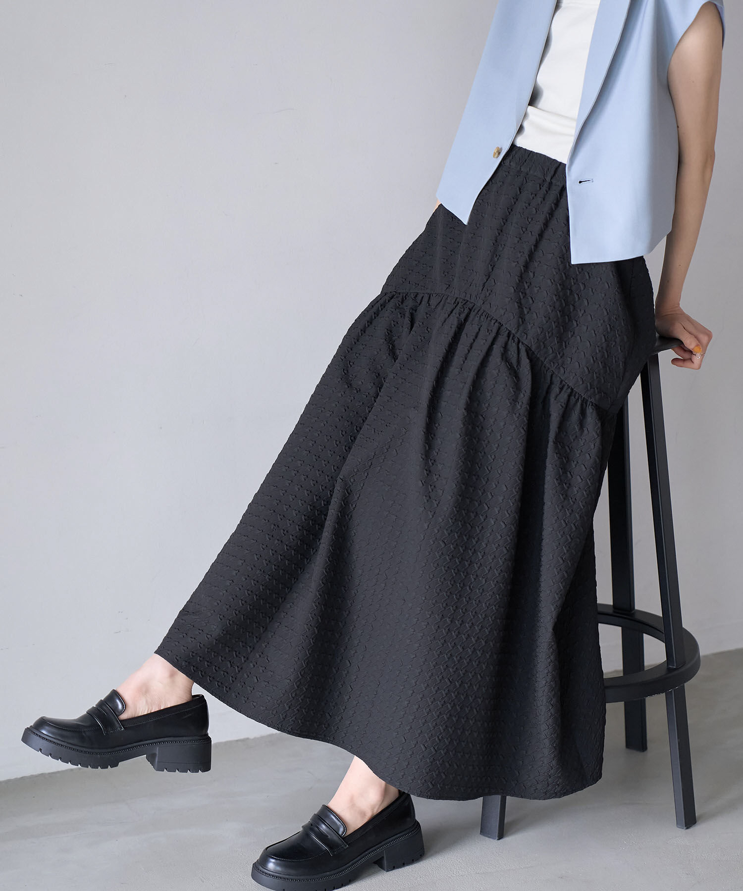 ROPE' PICNIC R「ふくれジャガードスカート」|スカート|