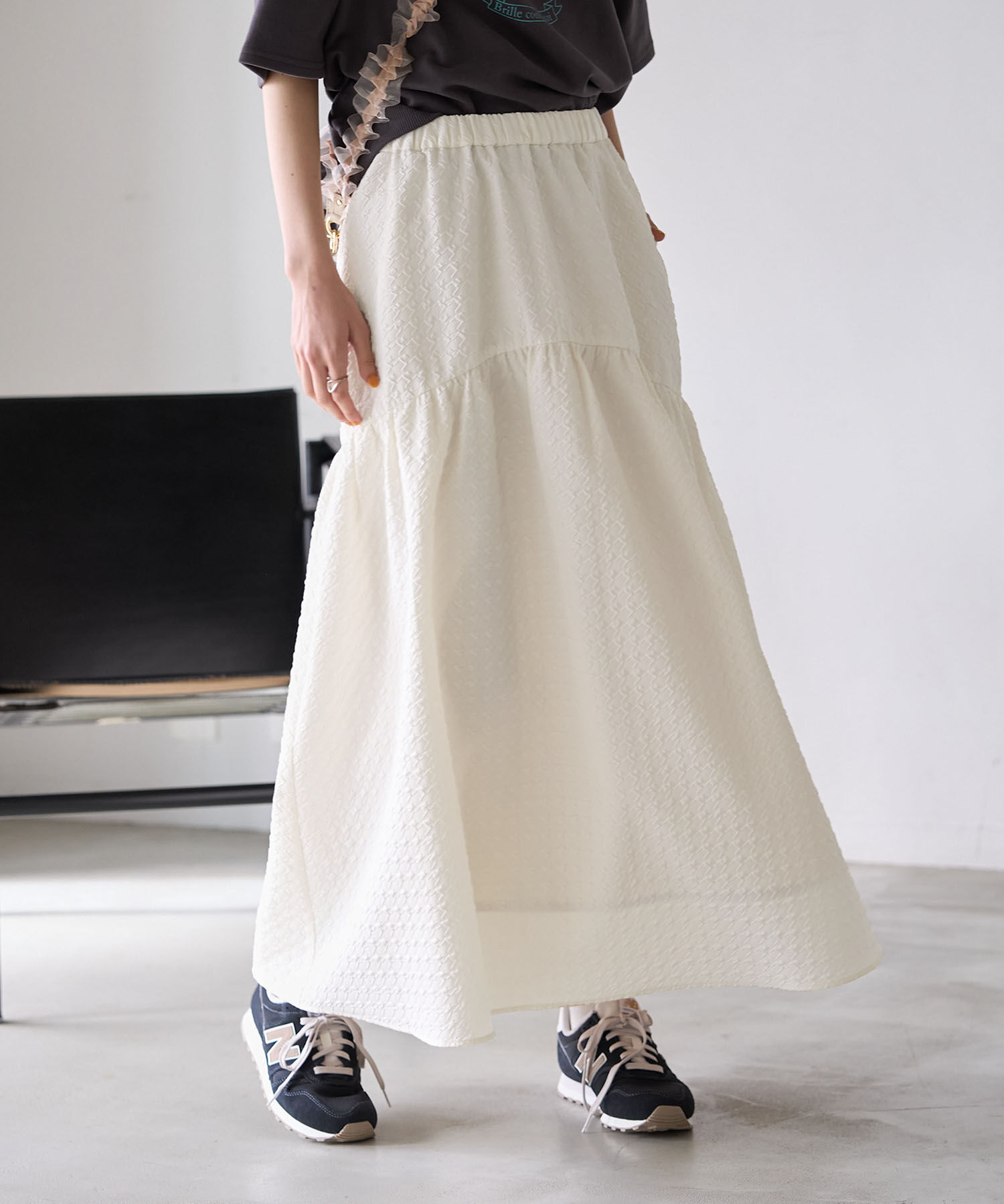 ROPE' PICNIC R「ふくれジャガードスカート」|スカート|ホワイト系(11)