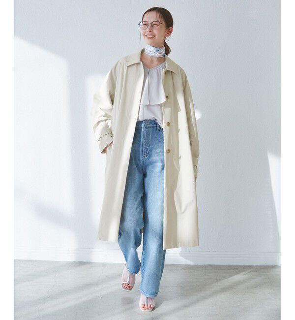 Rope&rsquo;Picnic「【撥水・花粉ガード】ステンカラーコート/スプリングコート」|ステンカラーコート|