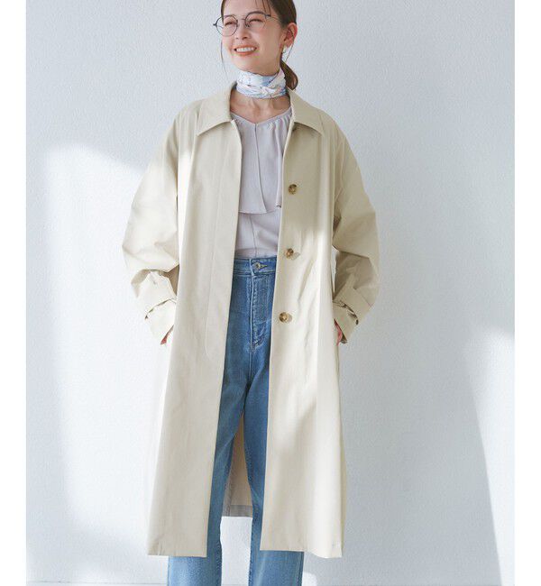 Rope&rsquo;Picnic「【撥水・花粉ガード】ステンカラーコート/スプリングコート」|ステンカラーコート|