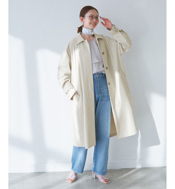 Rope&rsquo;Picnic「【撥水・花粉ガード】ステンカラーコート/スプリングコート」|ステンカラーコート|