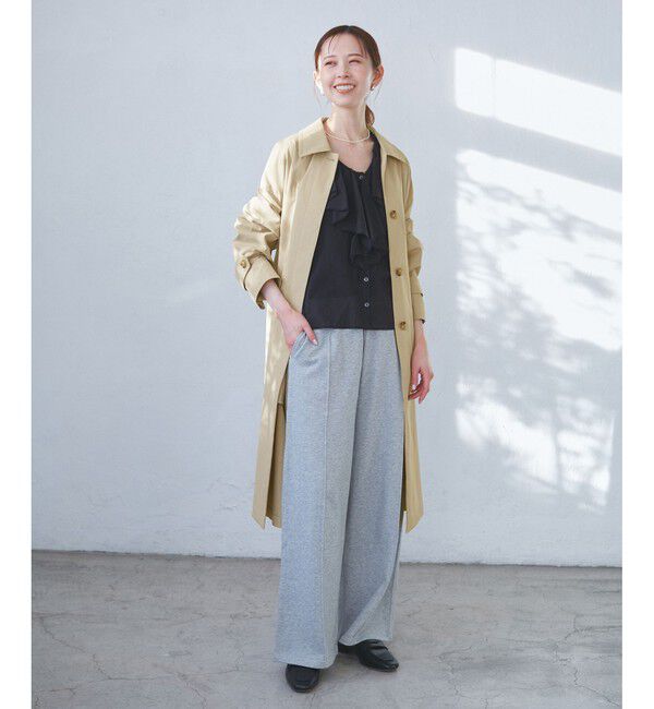 Rope&rsquo;Picnic「【撥水・花粉ガード】ステンカラーコート/スプリングコート」|ステンカラーコート|