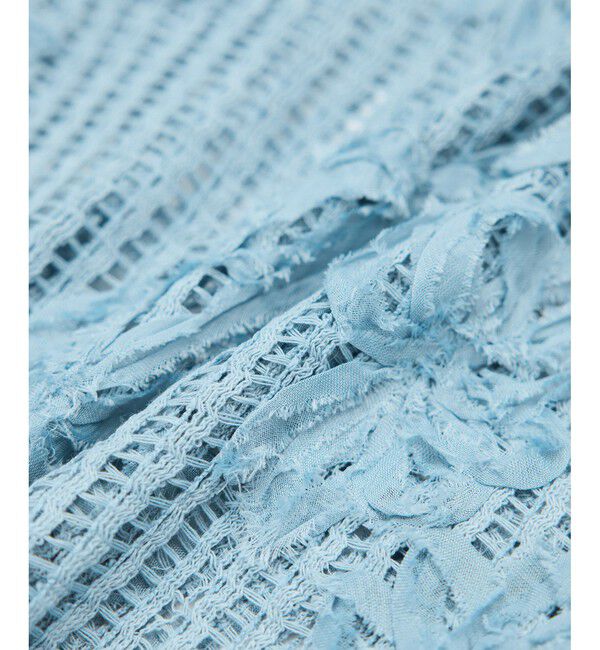 Rope&rsquo;Picnic「メッシュコード刺繍プルオーバー」|Tシャツ・カットソー|