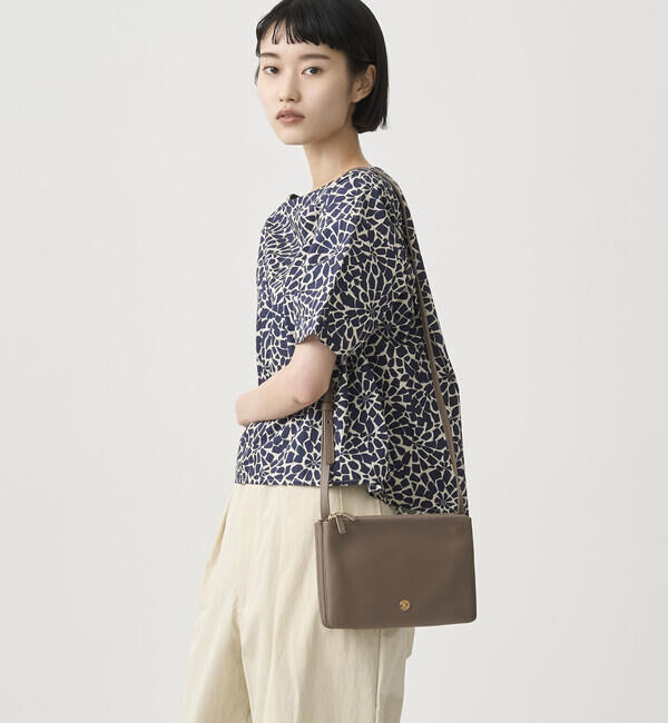  「ORCIVAL | ナッパレザー ジップポーチショルダーバッグ UNISEX」|ショルダー・メッセンジャー|