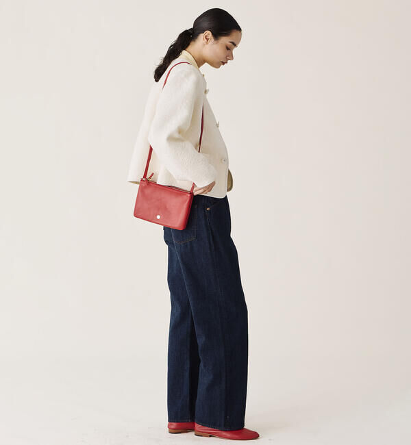  「ORCIVAL | ナッパレザー ジップポーチショルダーバッグ UNISEX」|ショルダー・メッセンジャー|