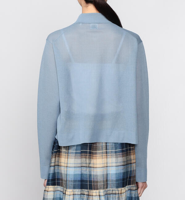 ORCIVAL「ORCIVAL | ジャガード 衿付きニットカーディガン WOMEN」|ニット・セーター|