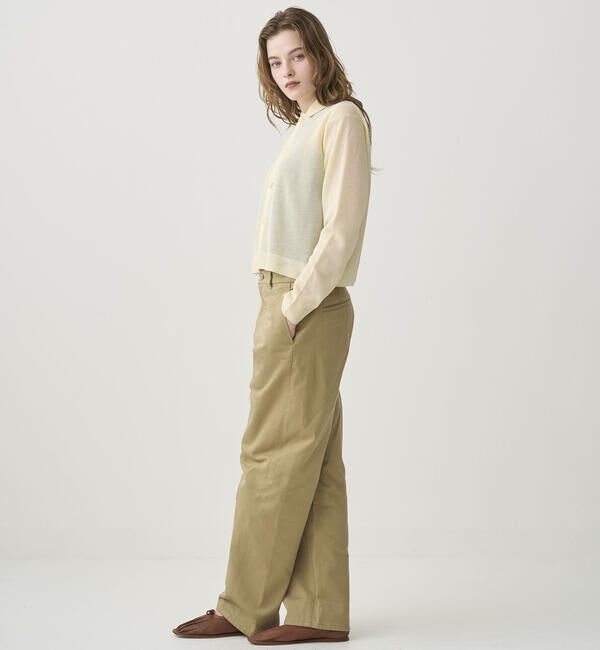 ORCIVAL「ORCIVAL | ジャガード 衿付きニットカーディガン WOMEN」|ニット・セーター|