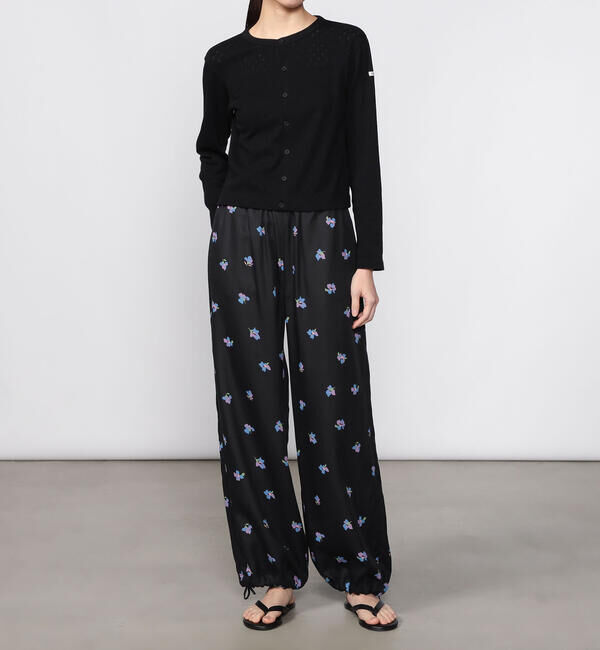 ORCIVAL「ORCIVAL | パターンメッシュ コットン クルーネックカーディガン WOMEN」|カーディガン|