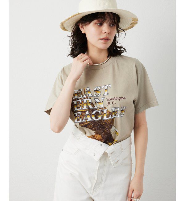  「Eagle Tee」|Tシャツ・カットソー|ライトベージュ