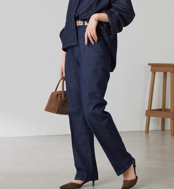  「Q.anosストレートデニム」|デニム|