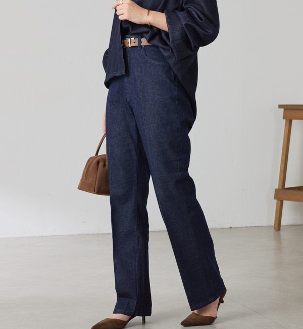  「Q.anosストレートデニム」|デニム|