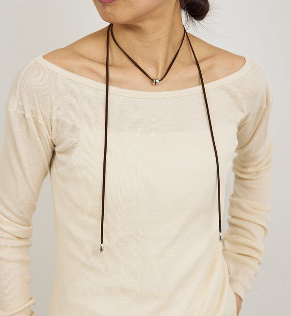  「ダブルトップコードネックレス」|リング|シルバー