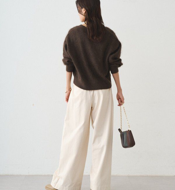  「シャギーショートニットカーディガン」|ニット・セーター|