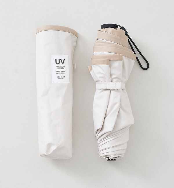 collex「【a.s.s.a】バイカラーパイピング晴雨兼用折畳傘」|傘|