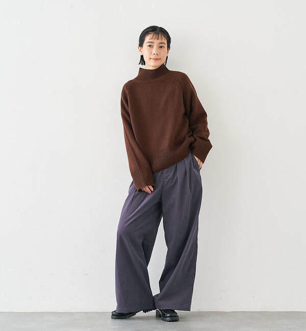 collex「ハイネック2WAYプルオーバー」|ニット・セーター|