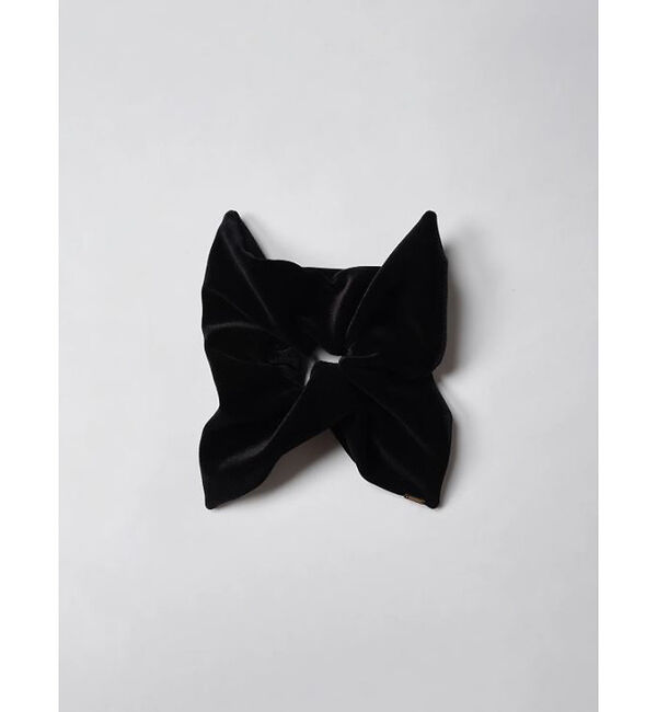 Rouge vif「【heyep／ヘイップ】ベロアスクエアシュシュ M」|ヘアバンド|