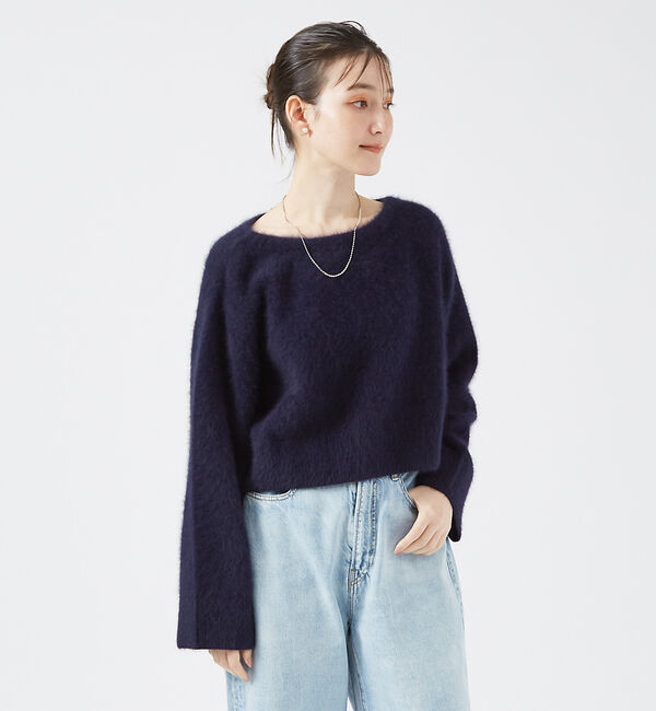 qualite「フォックスウールボートネックニット」|ニット・セーター|