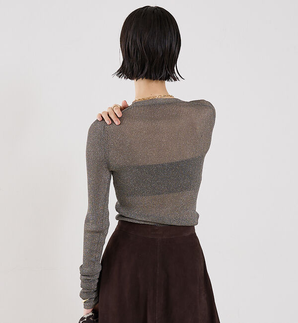 The Store by C' 「【COCUCA】ラメリブニット」|ニット・セーター|