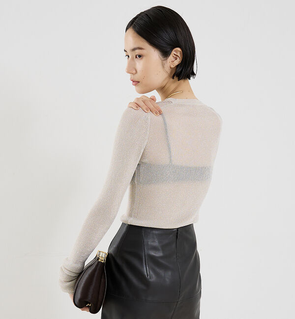 The Store by C' 「【COCUCA】ラメリブニット」|ニット・セーター|