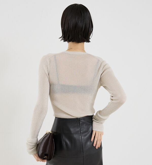 The Store by C' 「【COCUCA】ラメリブニット」|ニット・セーター|