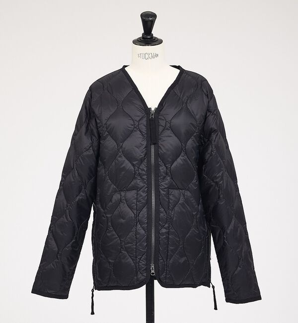 NOMINE「【TAION】ミリタリー Vネック Wジップ ダウンジャケット / ブルゾン」|ダウン|