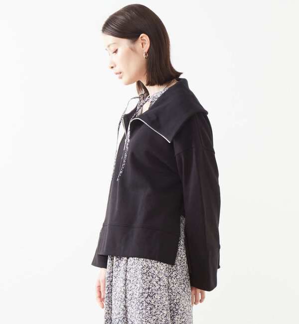 Soffitto「セーラーカラージップスウェット」|スウェット・ジャージ|