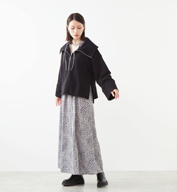 Soffitto「セーラーカラージップスウェット」|スウェット・ジャージ|