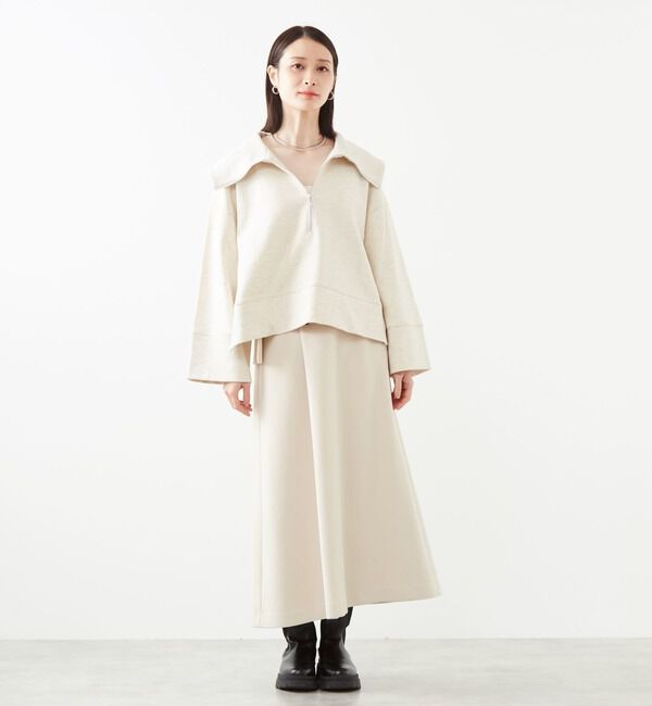 Soffitto「セーラーカラージップスウェット」|スウェット・ジャージ|