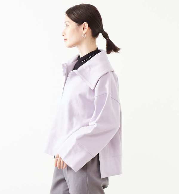 Soffitto「セーラーカラージップスウェット」|スウェット・ジャージ|