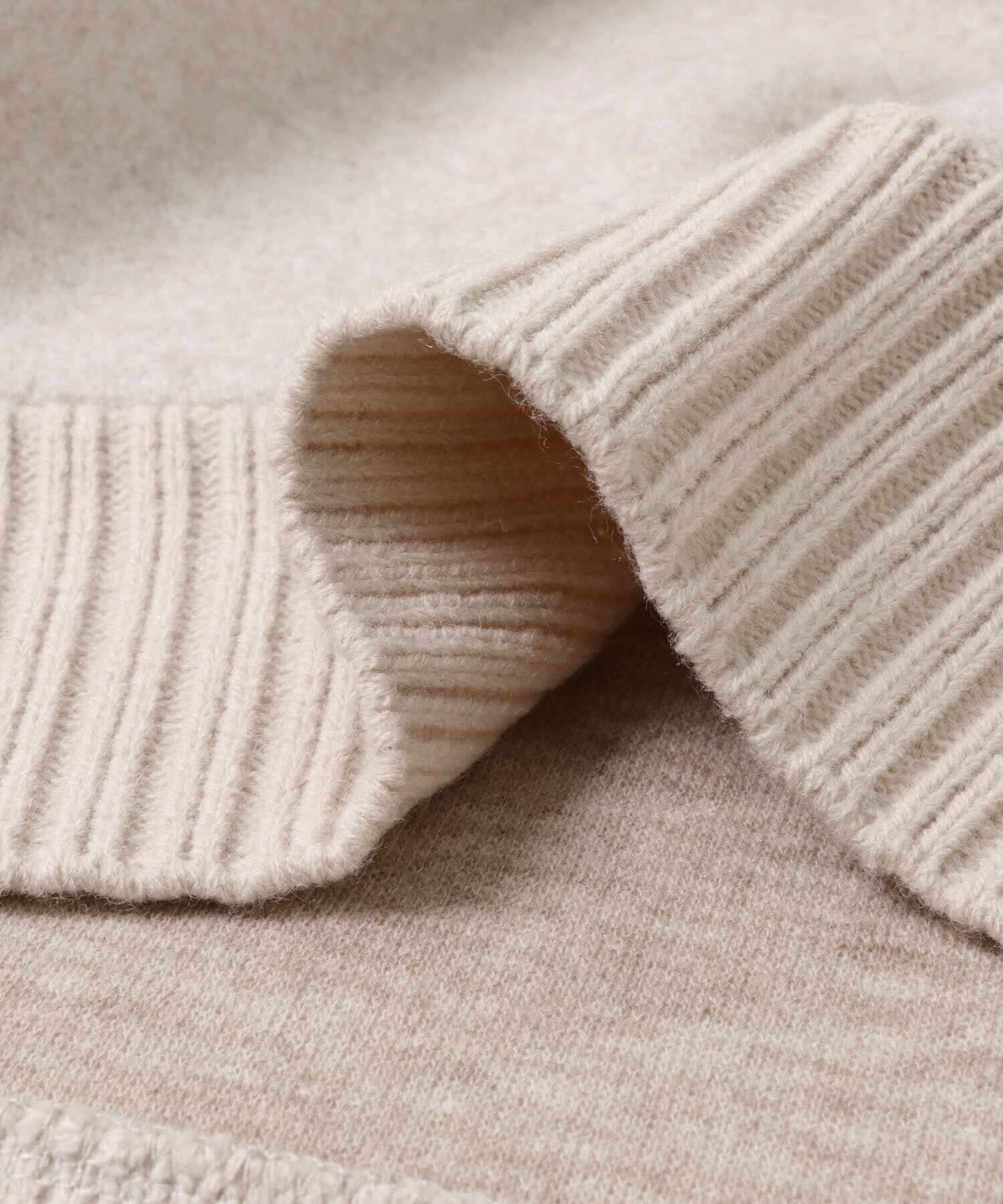 Sonny Label 「ケーブル切替メルトンジャージプルオーバー」|ニット・セーター|