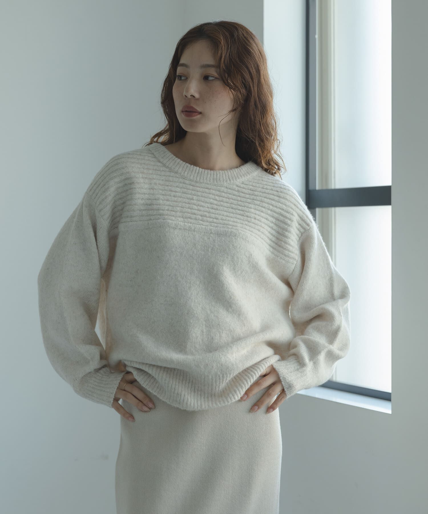 Sonny Label 「Wフェイス2wayニットプルオーバー」|ニット・セーター|