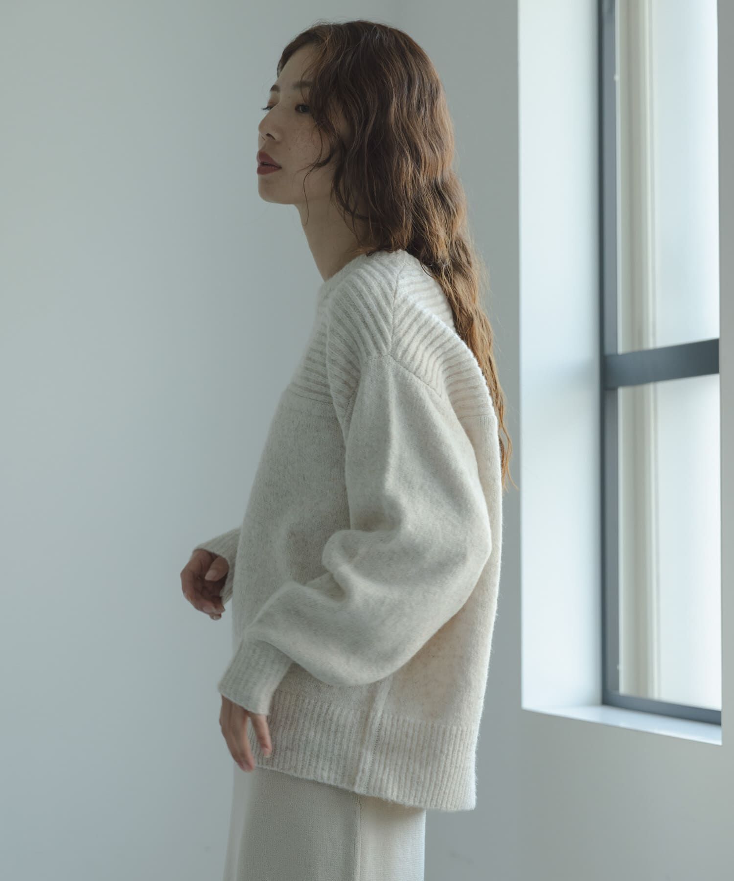 Sonny Label 「Wフェイス2wayニットプルオーバー」|ニット・セーター|