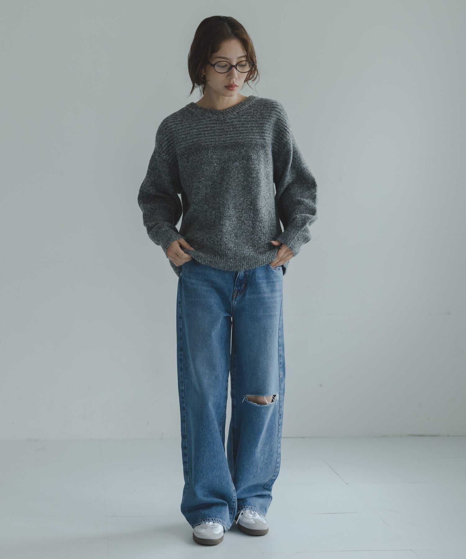 Sonny Label 「Wフェイス2wayニットプルオーバー」|ニット・セーター|