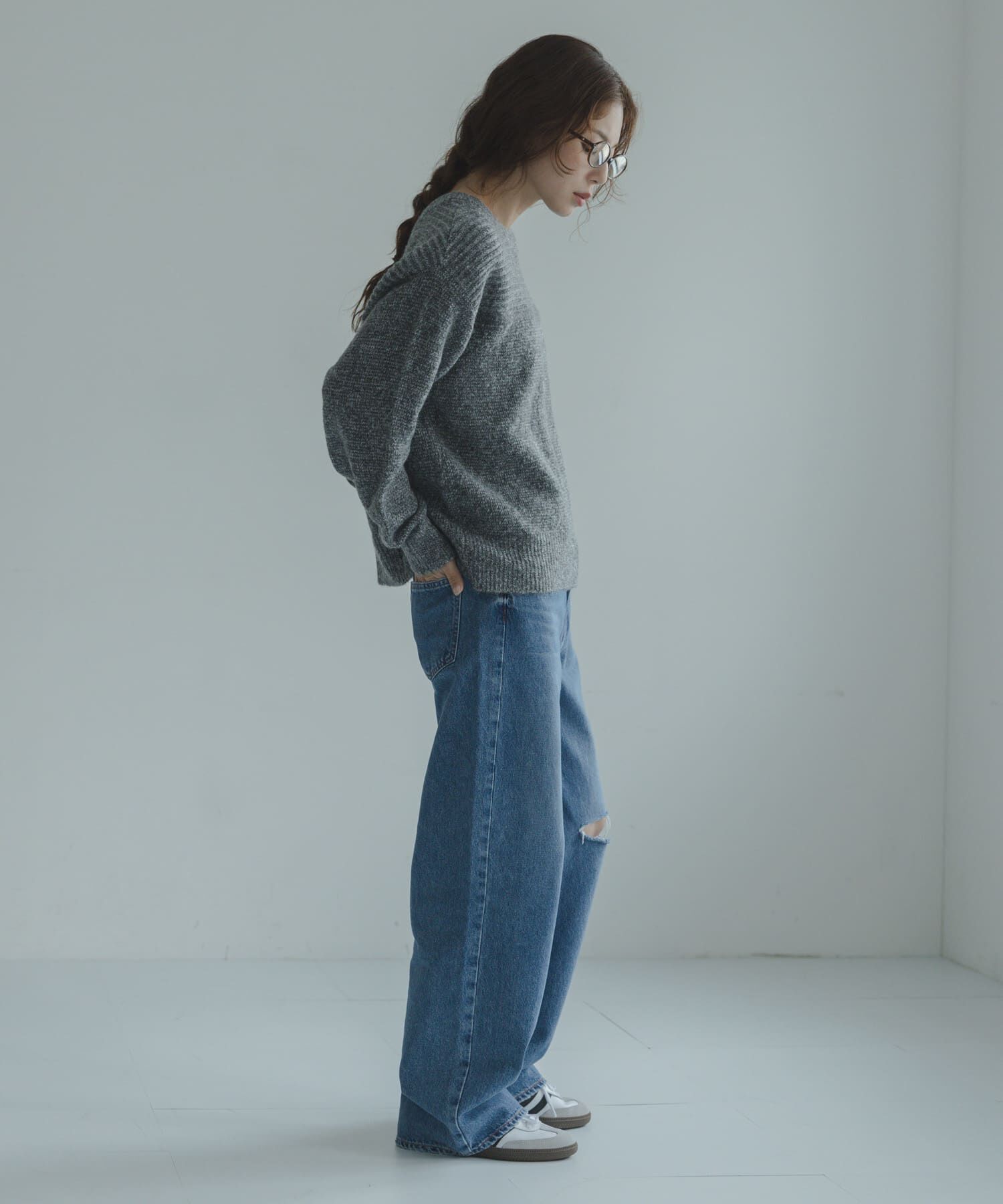 Sonny Label 「Wフェイス2wayニットプルオーバー」|ニット・セーター|