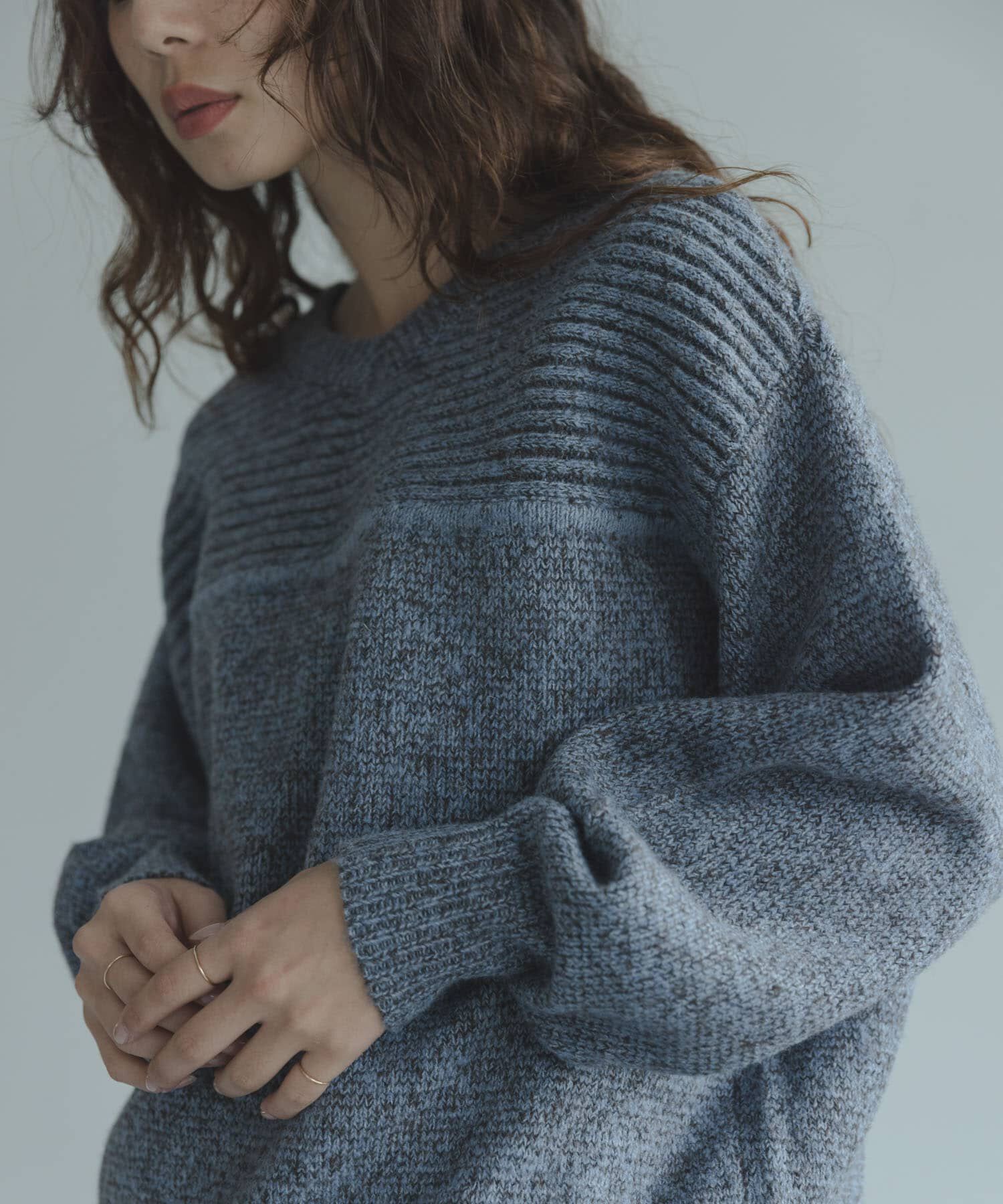 Sonny Label 「Wフェイス2wayニットプルオーバー」|ニット・セーター|