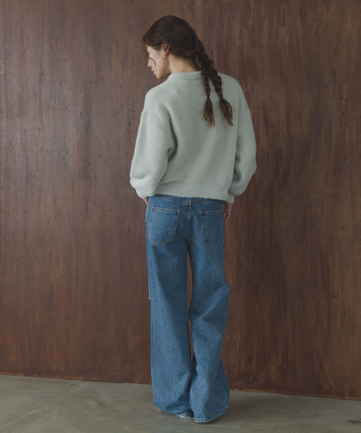 Sonny Label 「ミニフェザーWフェイスニットプルオーバー」|ニット・セーター|