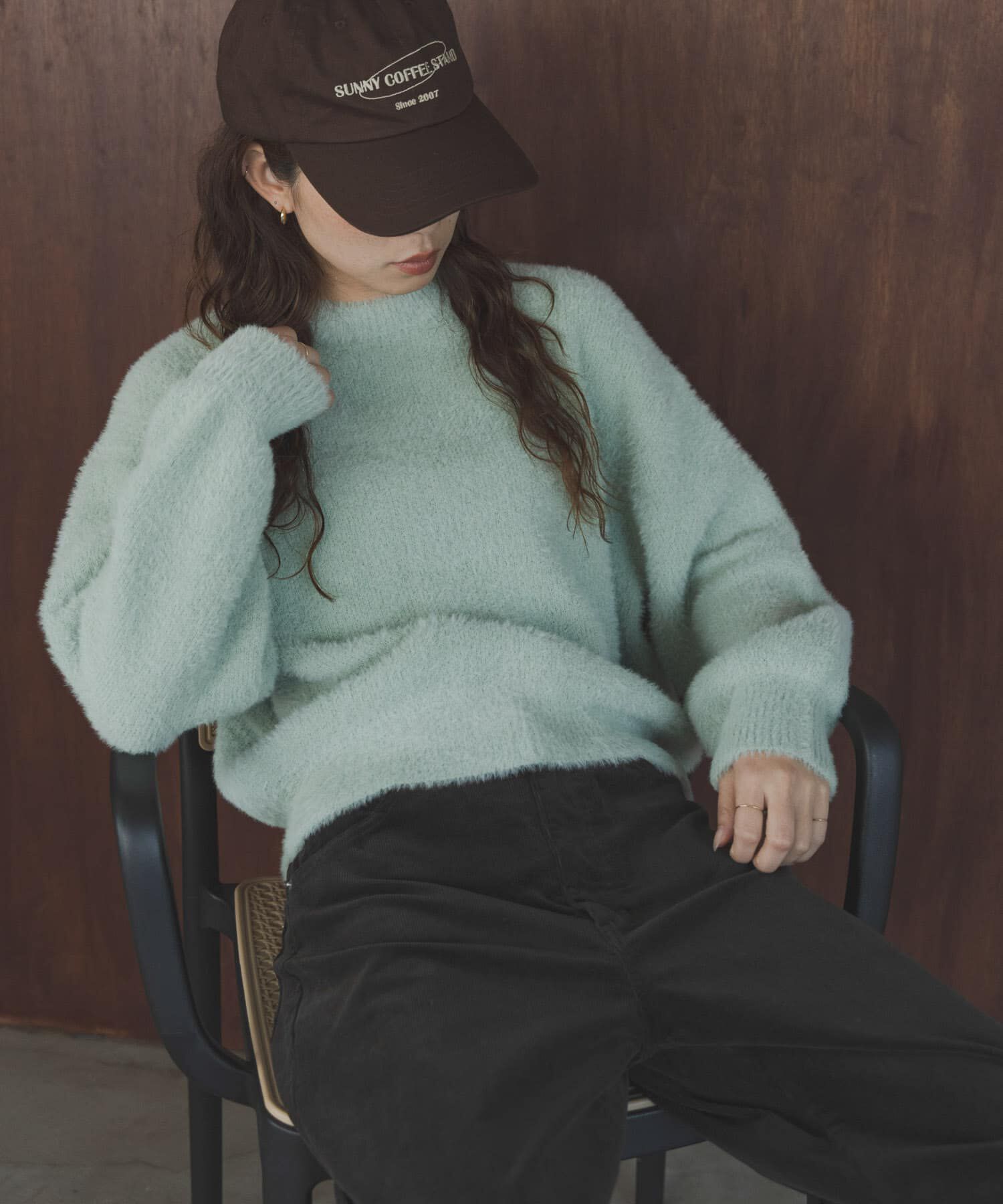 Sonny Label 「ミニフェザーWフェイスニットプルオーバー」|ニット・セーター|