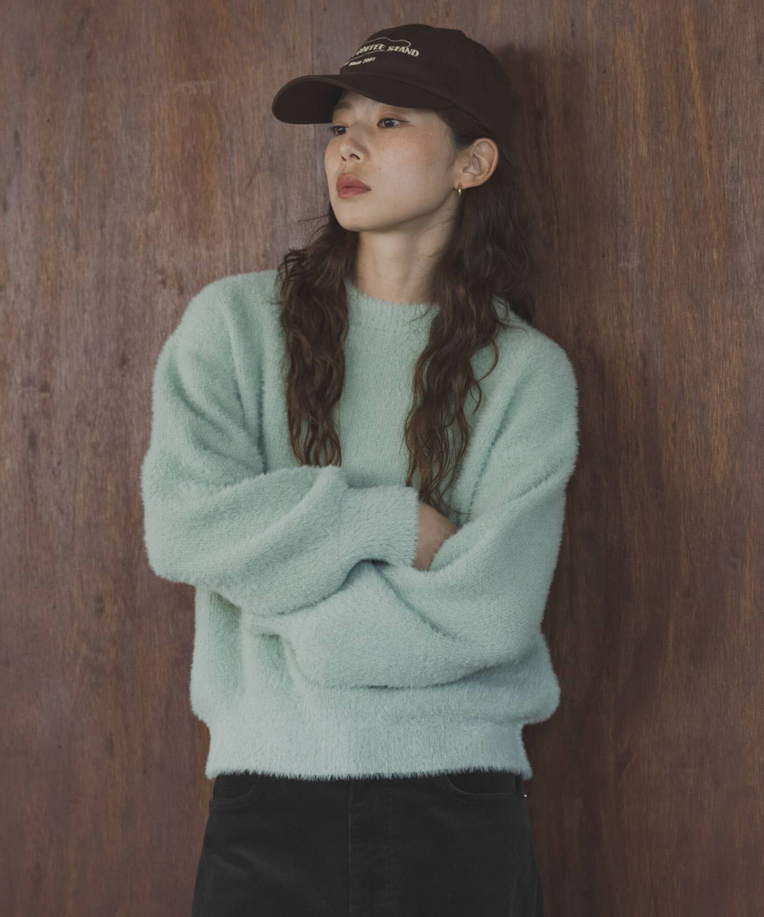 Sonny Label 「ミニフェザーWフェイスニットプルオーバー」|ニット・セーター|