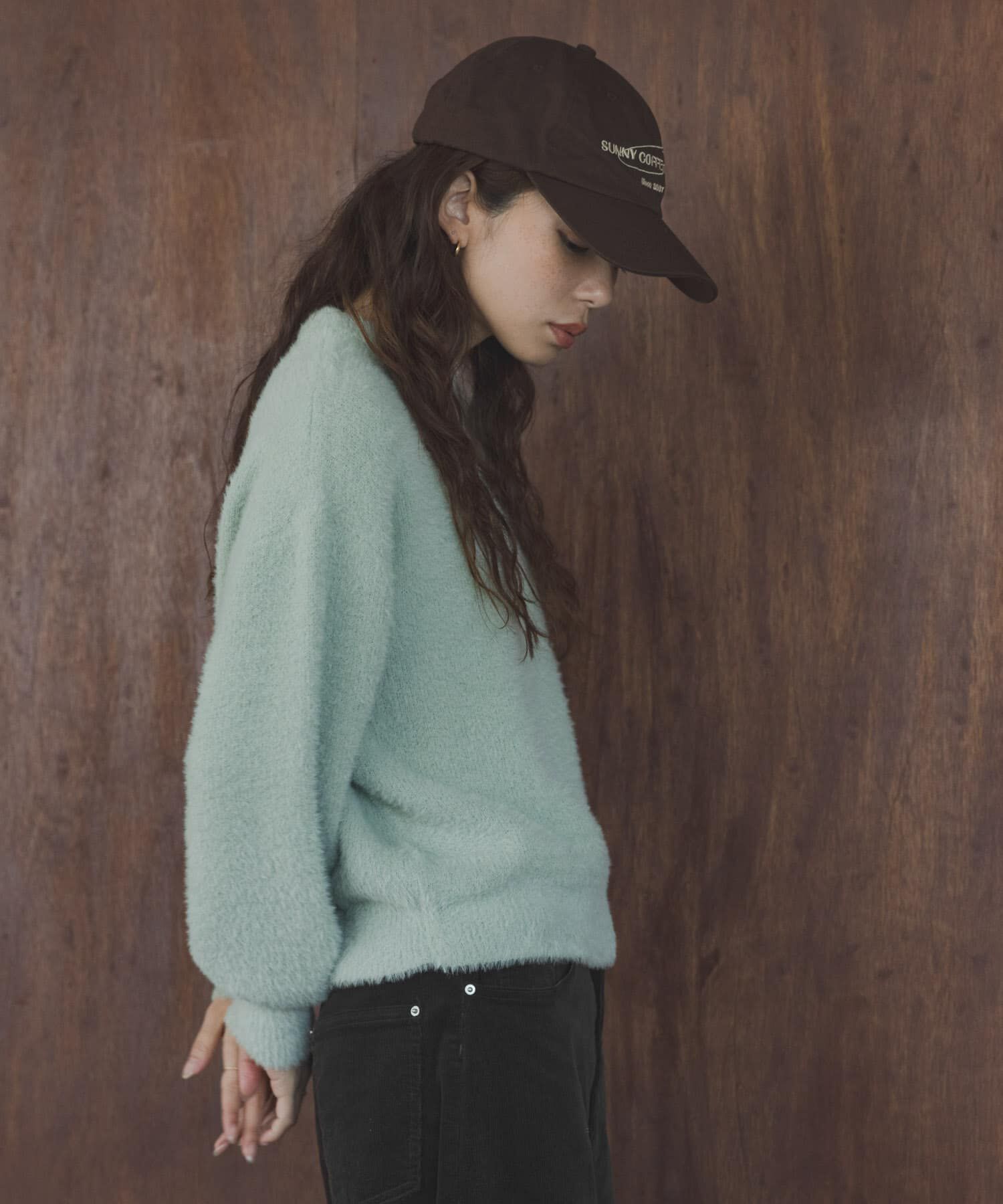 Sonny Label 「ミニフェザーWフェイスニットプルオーバー」|ニット・セーター|