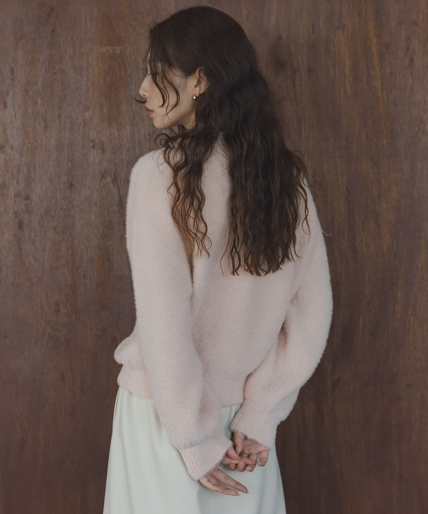 Sonny Label 「ミニフェザーWフェイスニットプルオーバー」|ニット・セーター|