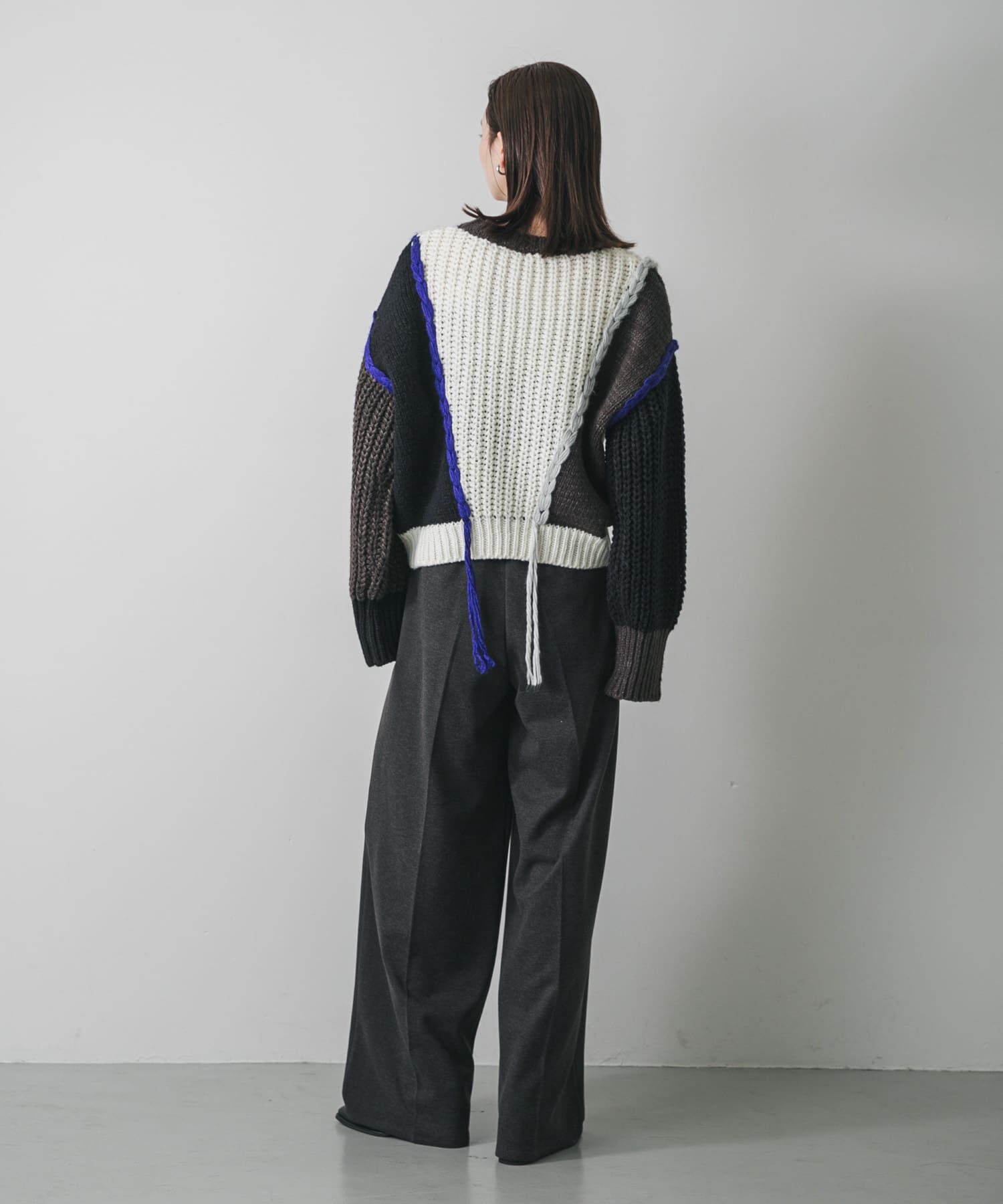 SENSE OF PLACE by URBAN RESEARCH「パッチワークセーター」|ニット・セーター|