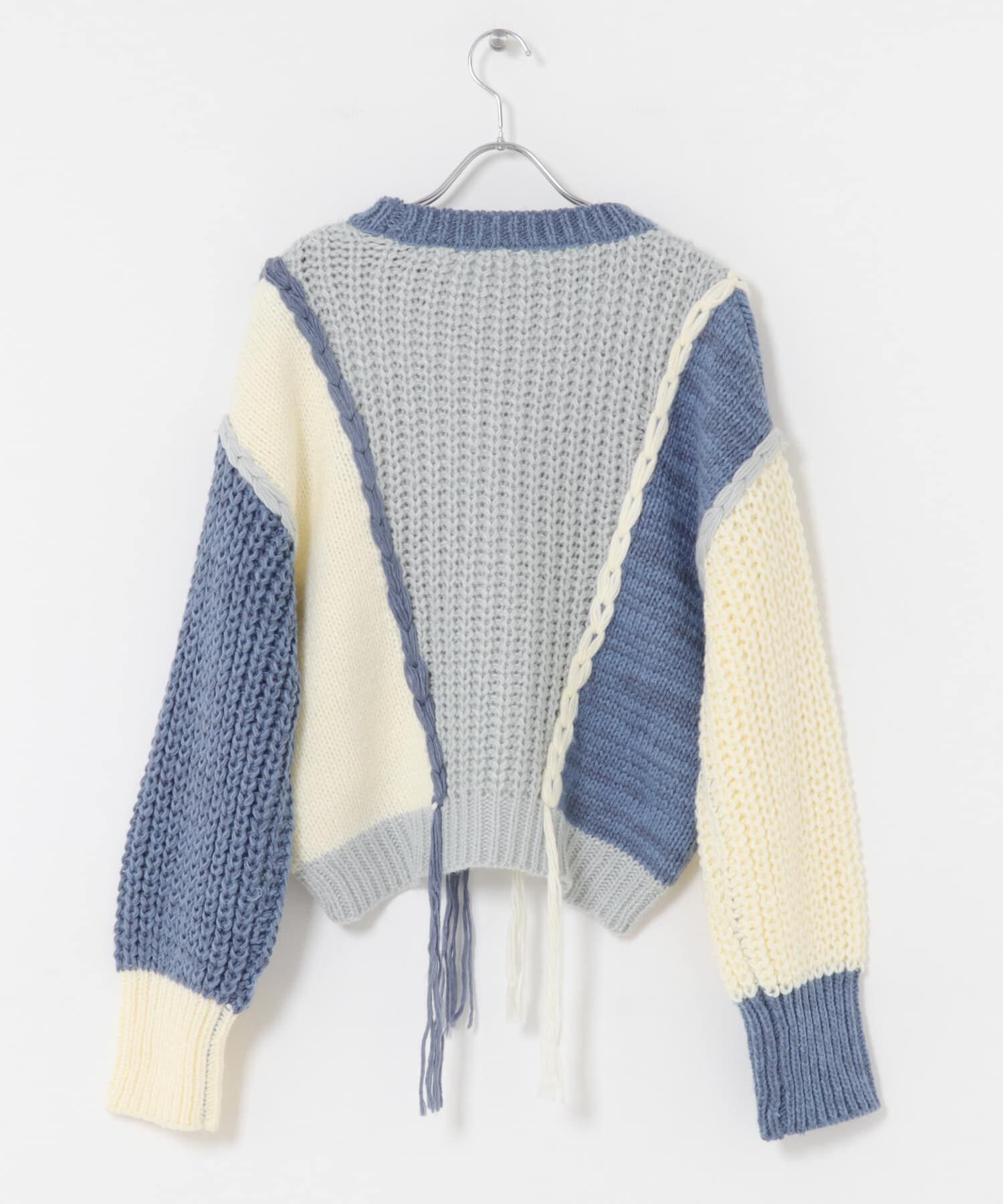 SENSE OF PLACE by URBAN RESEARCH「パッチワークセーター」|ニット・セーター|