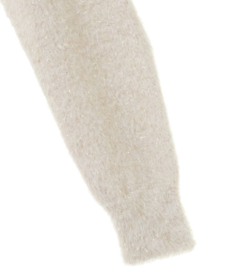 YECCA VECCA「ラメ混レイヤードデザインシャギーニット」|ニット・セーター|