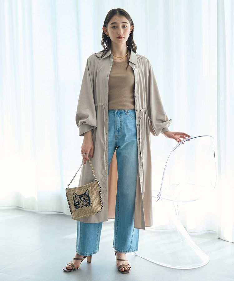 YECCA VECCA「2way袖バルーンワンピース」|ワンピース|