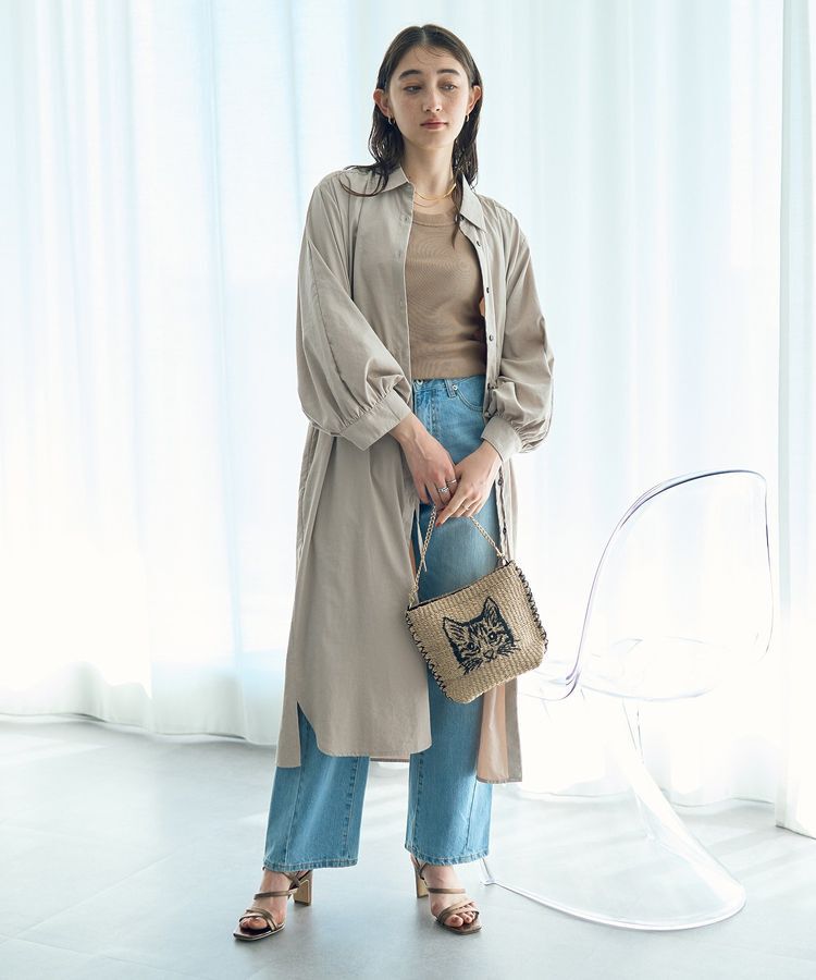 YECCA VECCA「2way袖バルーンワンピース」|ワンピース|