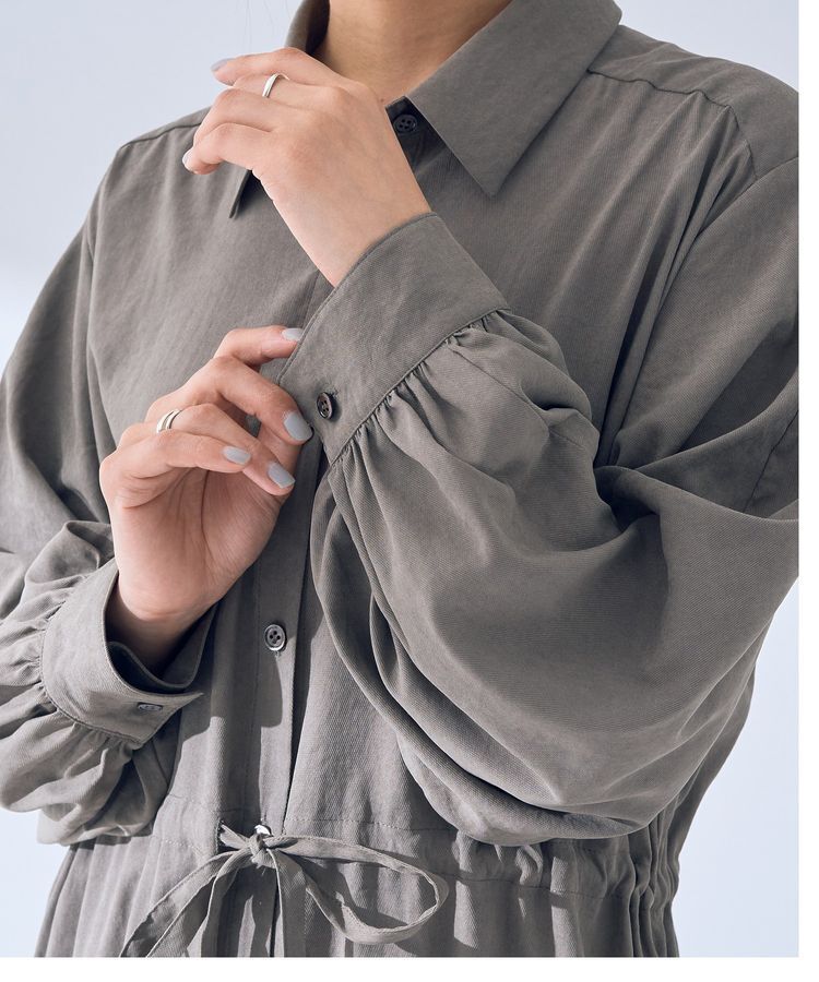 YECCA VECCA「2way袖バルーンワンピース」|ワンピース|