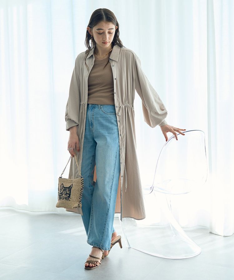 YECCA VECCA「2way袖バルーンワンピース」|ワンピース|