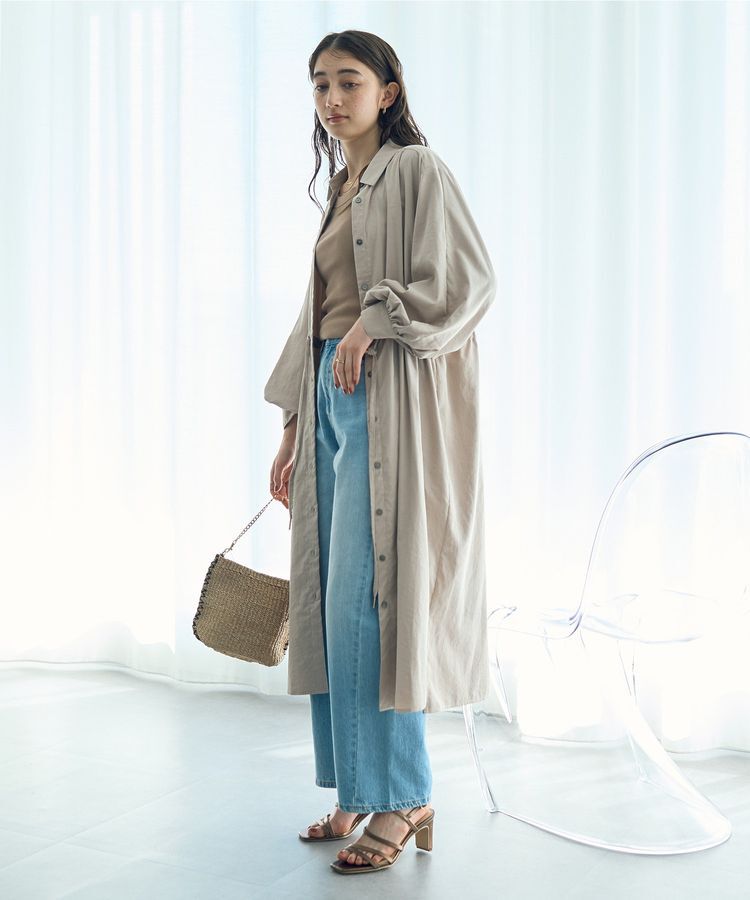 YECCA VECCA「2way袖バルーンワンピース」|ワンピース|